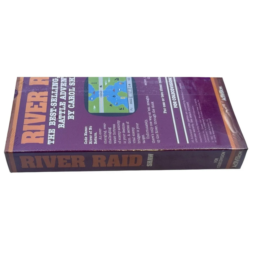 Activision River Raid ColecoVision Video Game Carol Shaw VS-002-02 New Sealed